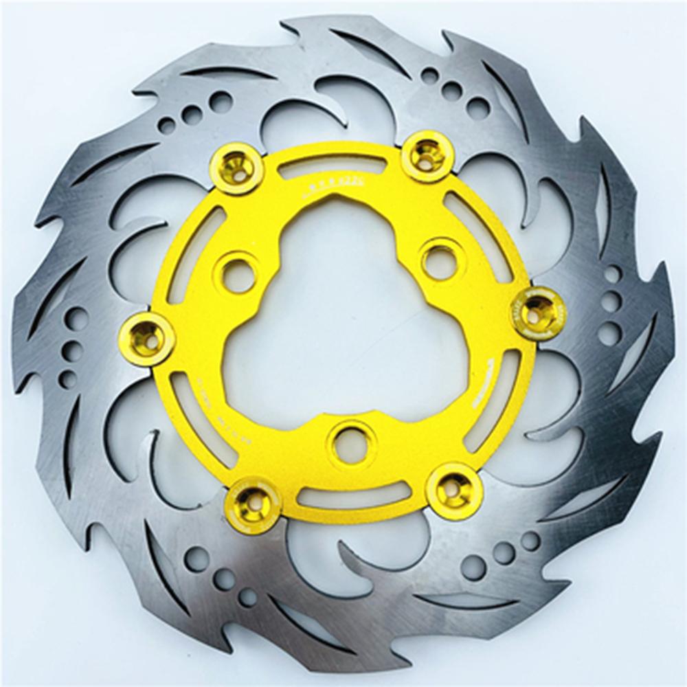 220mm U/min Motorrad Aluminiumlegierung Schwimmende Bremsscheibe 3/4 Loch 70/55mm Universell Vorne Hinten Rotor für Yamaha Roller Niu