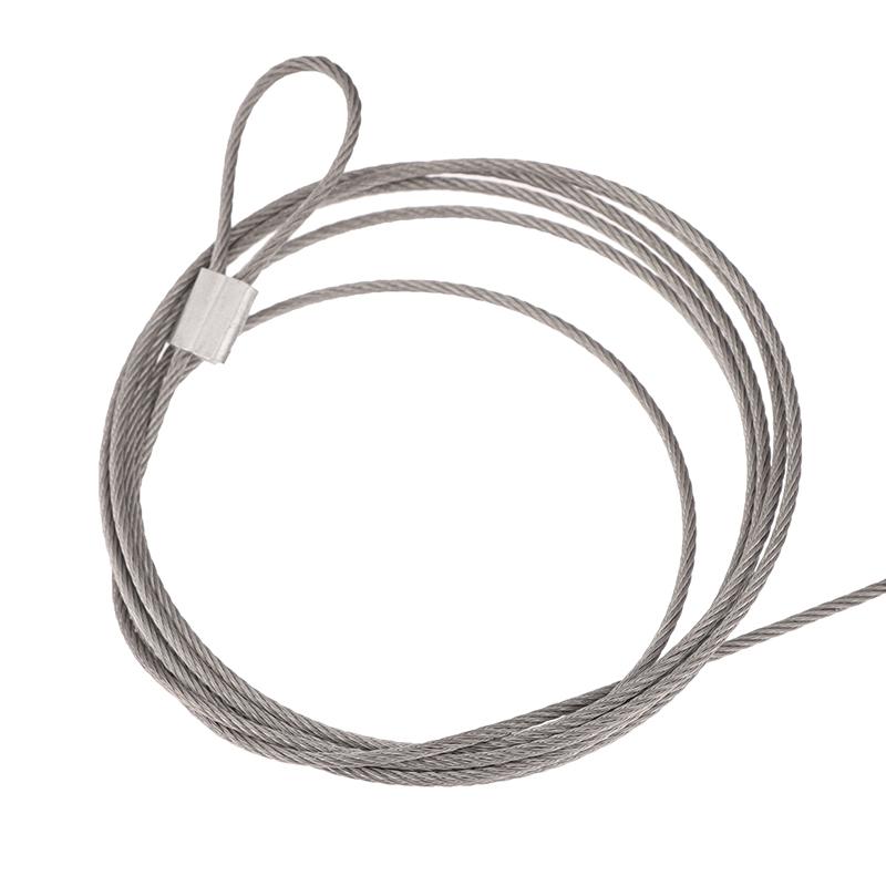 0.5-2M Adjustable Art Display Hanger 304 Stainless Steel Wire Cable Hanging Kit For Gallery Paint Picture Ceiling Suspension
