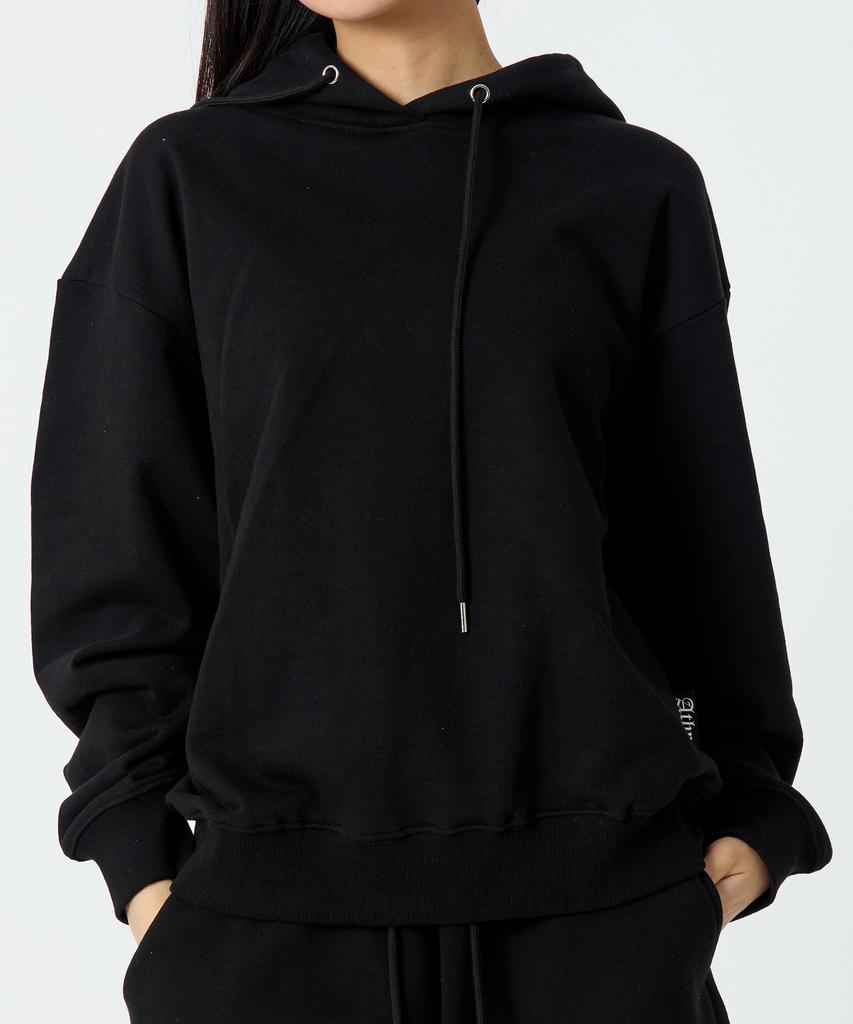 Oversized Logo Hoodie Black