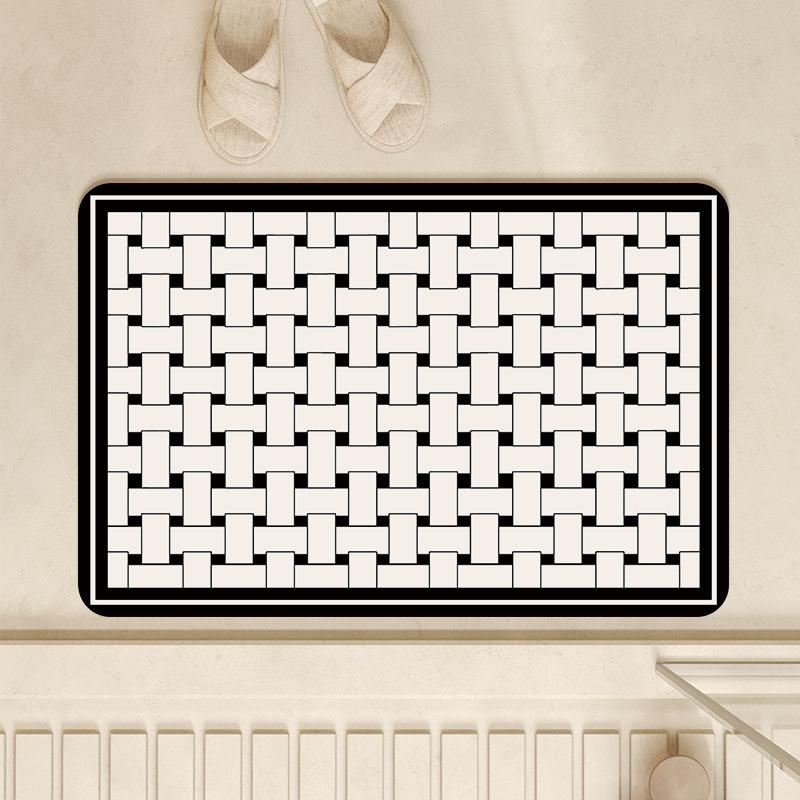 Bathroom Mats Kitchen Mats Doormats Front Door Mats Dirt Repellent Non-Slip Floor Mat Shower Rugs Machine Washable