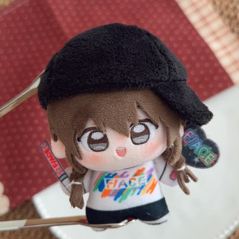 Auf welcher Seite ist Tamon-Kun jetzt Tamon Kinoshita Utage Couple Mini Plüschtier Chibi Handflächen-Anhänger Manga-Fans Rucksack Schlüsselanhänger Geschenk 10cm