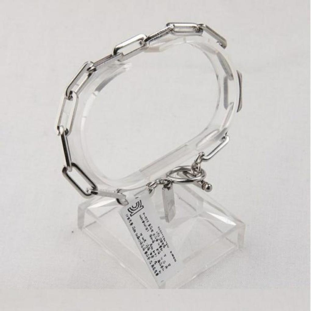 Atria Tiba Square Stick Chain Men's (20cm) and Du (18cm) Couple Bracelet HNFBASC0014FRF