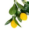 Handmade Artificial Lemon Branches Foam Fake Plants Simulation Lemon Fruit  Vase Decor