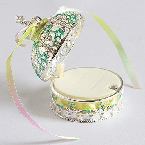 <Twinkle Star Crown with Ribbon> Pierce Blue Silver [Direct Purchase from Pierce Shop] (Blue Silver)