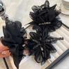 Quality Material Grab Clip Mesh Design Shark Clip Korean Fashion Ponytail Hair Clip  Hair Styling
