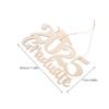 Wooden Graduation Ornament Hanging Sign DIY Blank Cutout for Personalization Grad 2025 Photo Booth Door Wall Decor Party