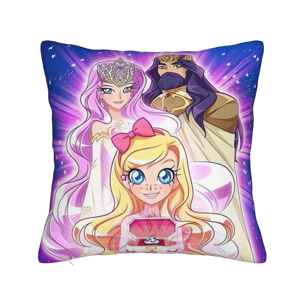 LoliRock Kopo Music Girls Pillow Case  Soft Pillow Cover Retro Trendy Pillowcases For Couch Sofa Bedroom