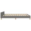 Vidaxl Bed Frame Without Mattress, Dark Gray, 140X200 Cm, Upholstered