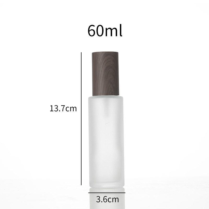 Frosted Wood Grain Cover Cream Bottle Cream Bottle Lotion Bottle Spray Bottle Storage Bottle Pump Bottle Storage Bottle Silk Screen Gilding