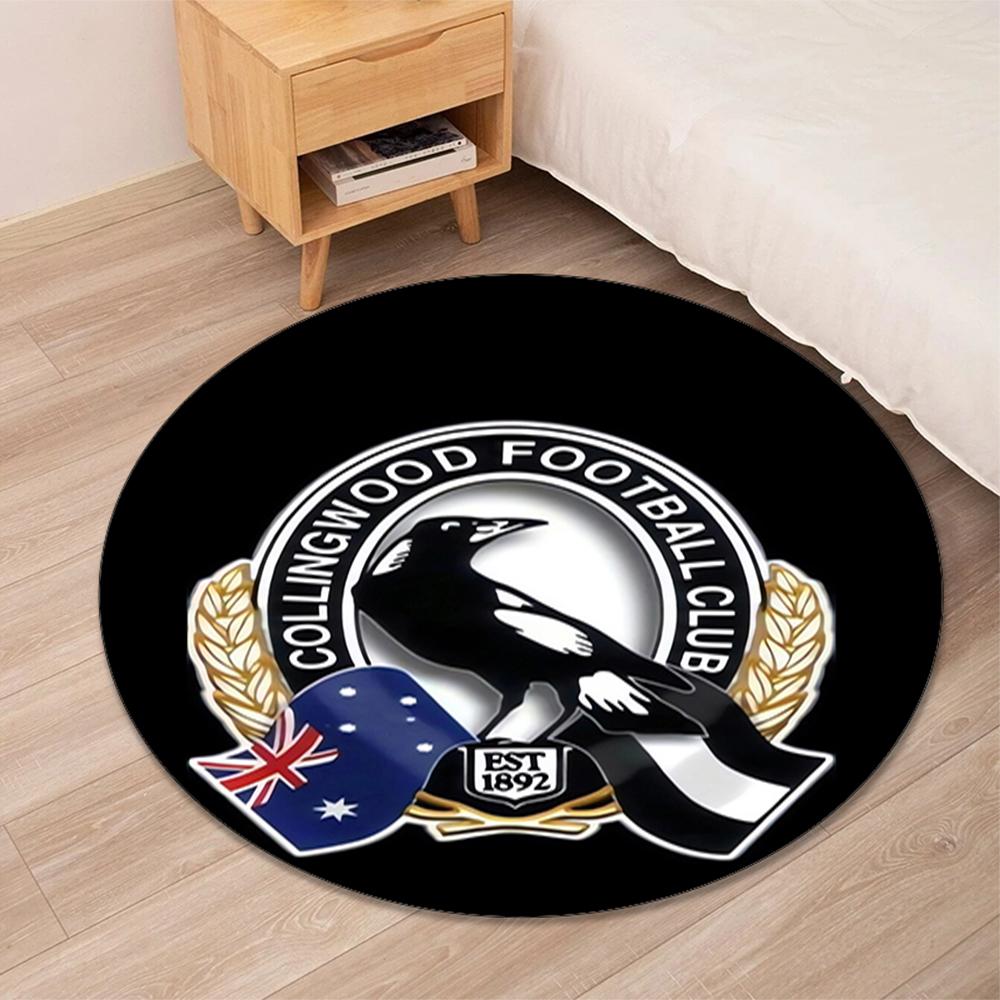 AFL Printed Round Rug Carpet Chair Rug Area Rug Entryway Doormats,for Office Chair Living Room Bedroom Kitchen Room.