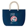 Beach Bag - PLANETEE - I Can't Jet Ski - Rope Handle - Large Size - Humorous Message