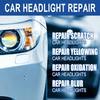 Professional Headlight Restoration Kit, Quick-Acting Gel, Removes Yellowing & Oxidation, Compatible with Halogen LED Xenon Bulbs