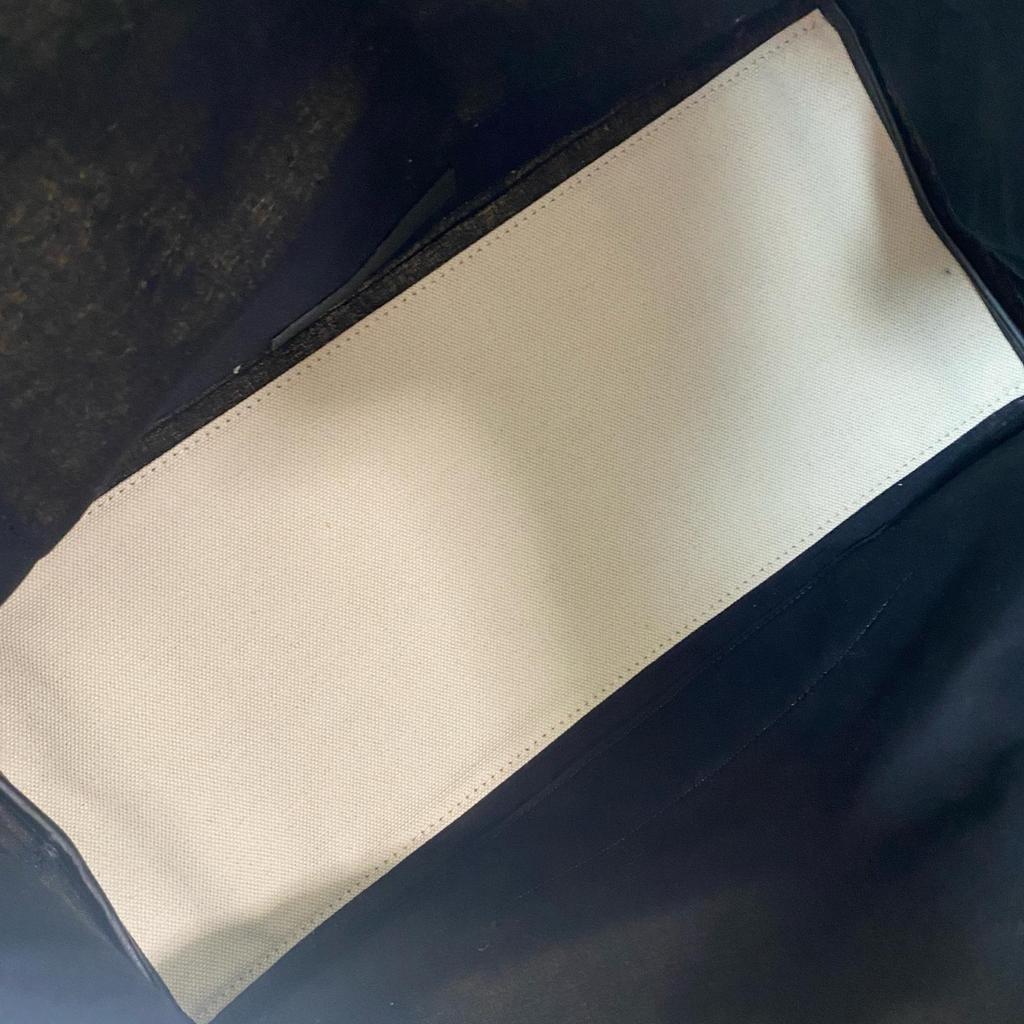 Used BALENCIAGAHandbag gray/Ivory canvas/leather Women