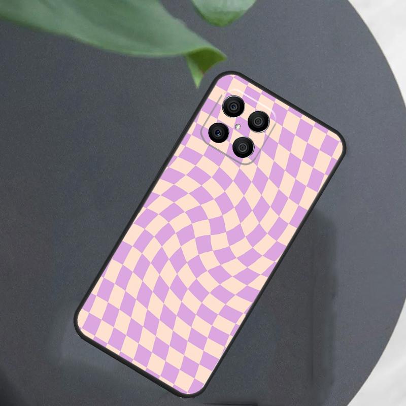Check Orange Green Moss Twist For Honor Magic 7 Lite 6 8 Case For Honor 200 400 Pro 90 70 50 X8c X8b X9a X9b X9c X9d Win RT
