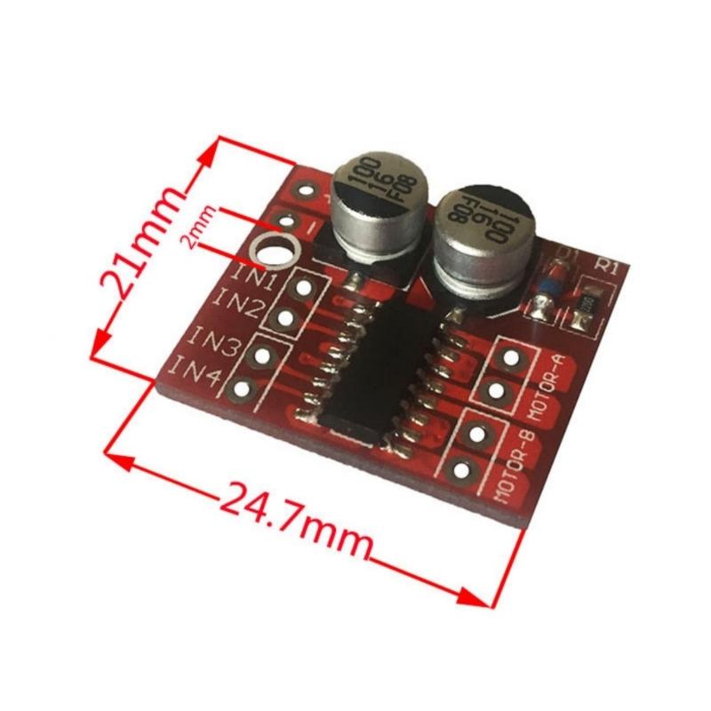 2Channel High Current Power Motor Driver Controller Board with H Bridge Design and Compactly Design for DIY Electronics
