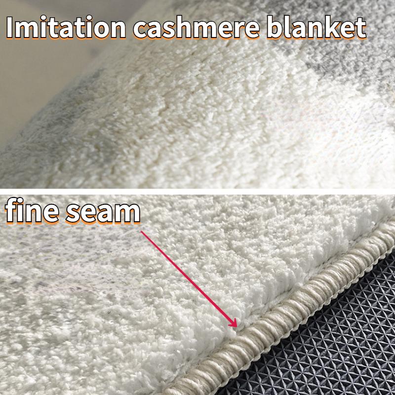 European Style Round Plush Rugs for Bedroom Decor Carpets for Living Room Soft Area Rug Home Thicken Carpet Fluffy Floor Mats