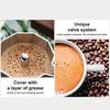 Alüminyum Espresso Ocak Üstü Moka Pot Express Kahve Makinesi Perkolatör İtalyan Klasik Mocha Kahve Makinesi
