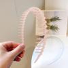 For Women Headwear Hair Comb Toothed Hair Band Hair Accessories Korean Style Hairband Wave Headband