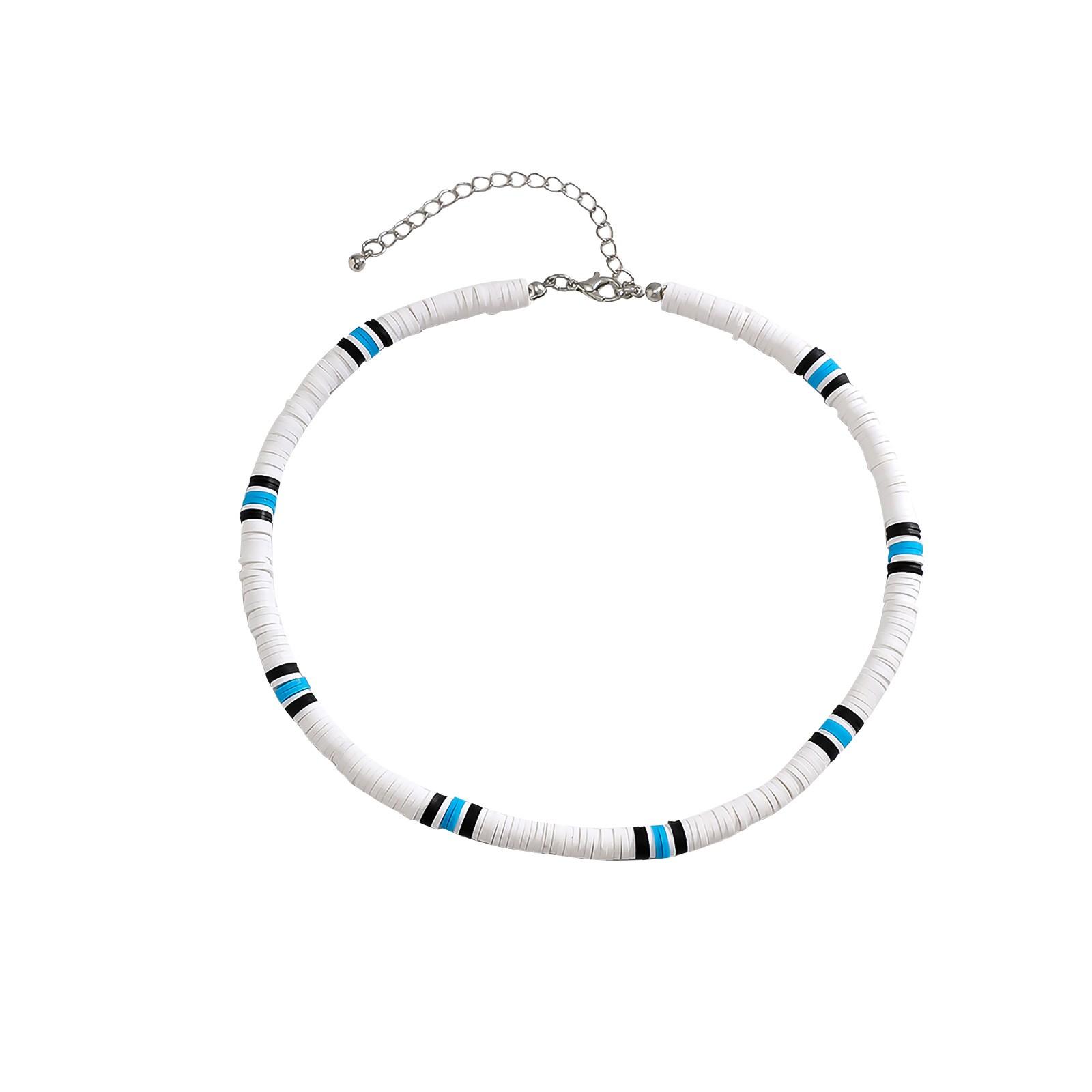 

Ожерелья с буквами из бисера, женские ожерелья для девочек, ювелирные подарки белый