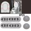 Toilet Lid Accessories Brand New Toilet Seat Buffers Pack-white Stop Bumper Seat Bumpers Top Cover Cushion Adhesive Pads Toilet