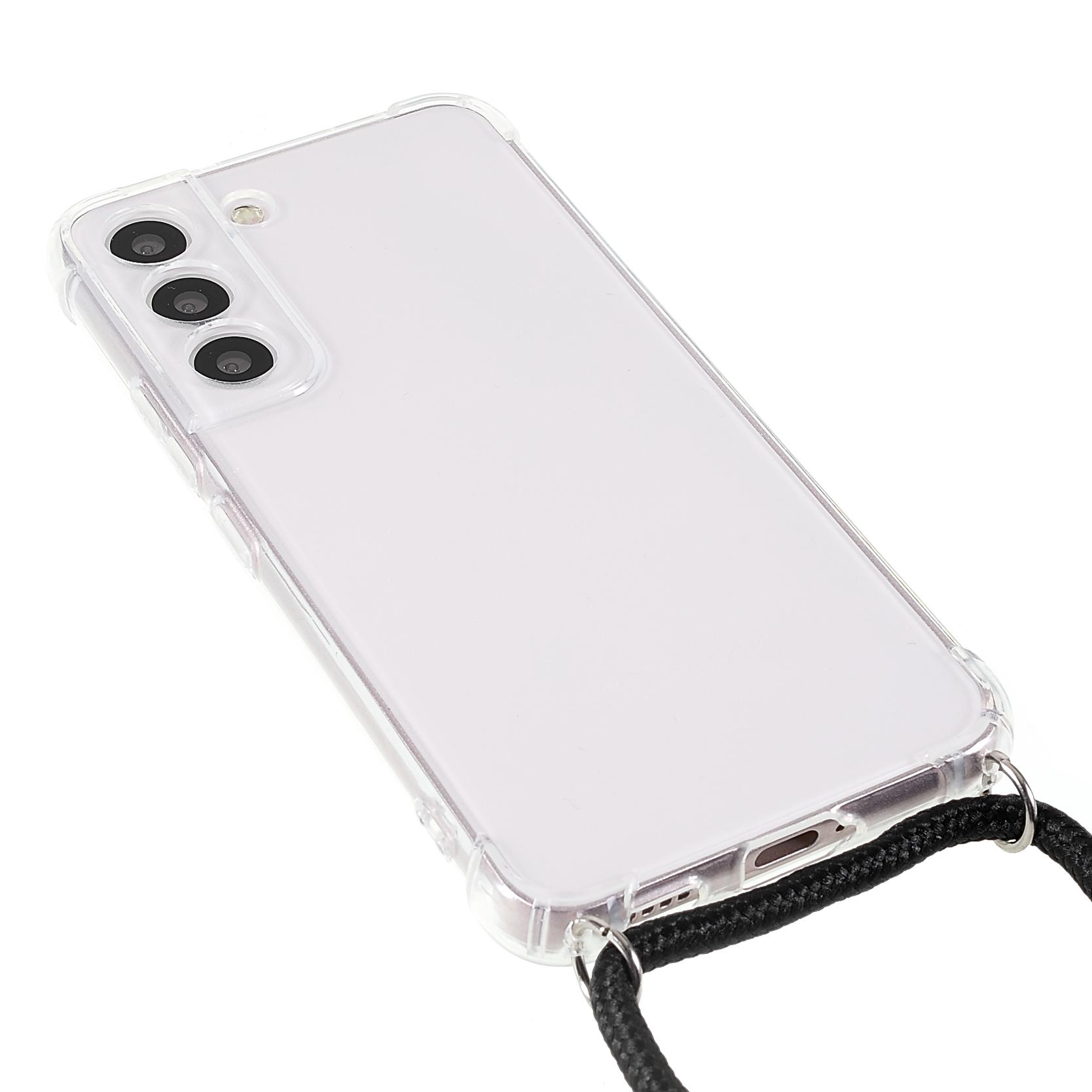 

Crystal Clear TPU Cover for Samsung Galaxy S22 5G,Reinforced Four Corner Shockproof Phone Case with Lanyard A