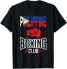 NEW LIMITED Philippine Flag Boxing Club Filipino Pinoy Gift Tee Shirt S-5XL