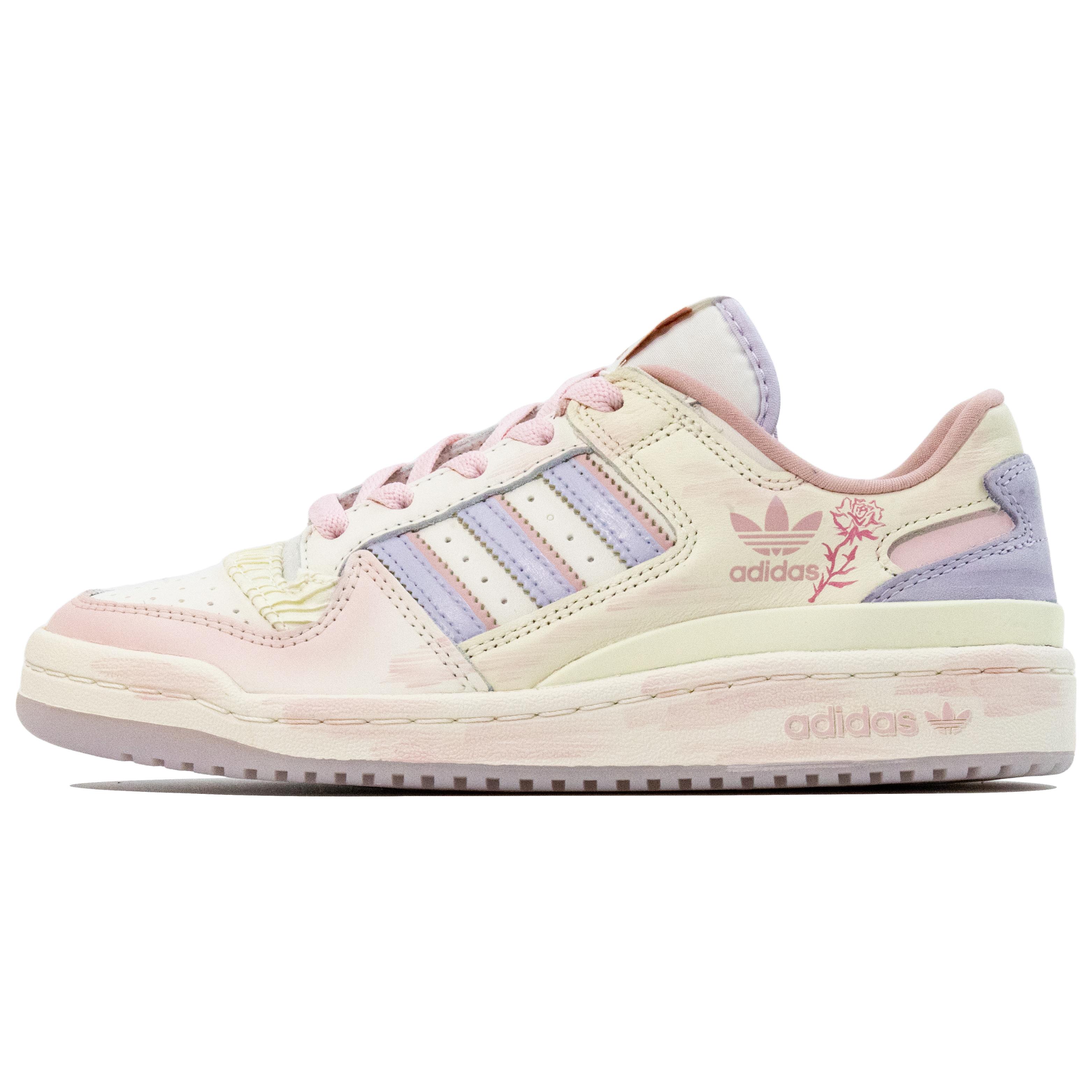 

Adidas Originals FORUM Extreme Footwear, Frost Rose Cushioning Low top Skateboard Shoes Women s JQ6702(Team1105-) 39⅓