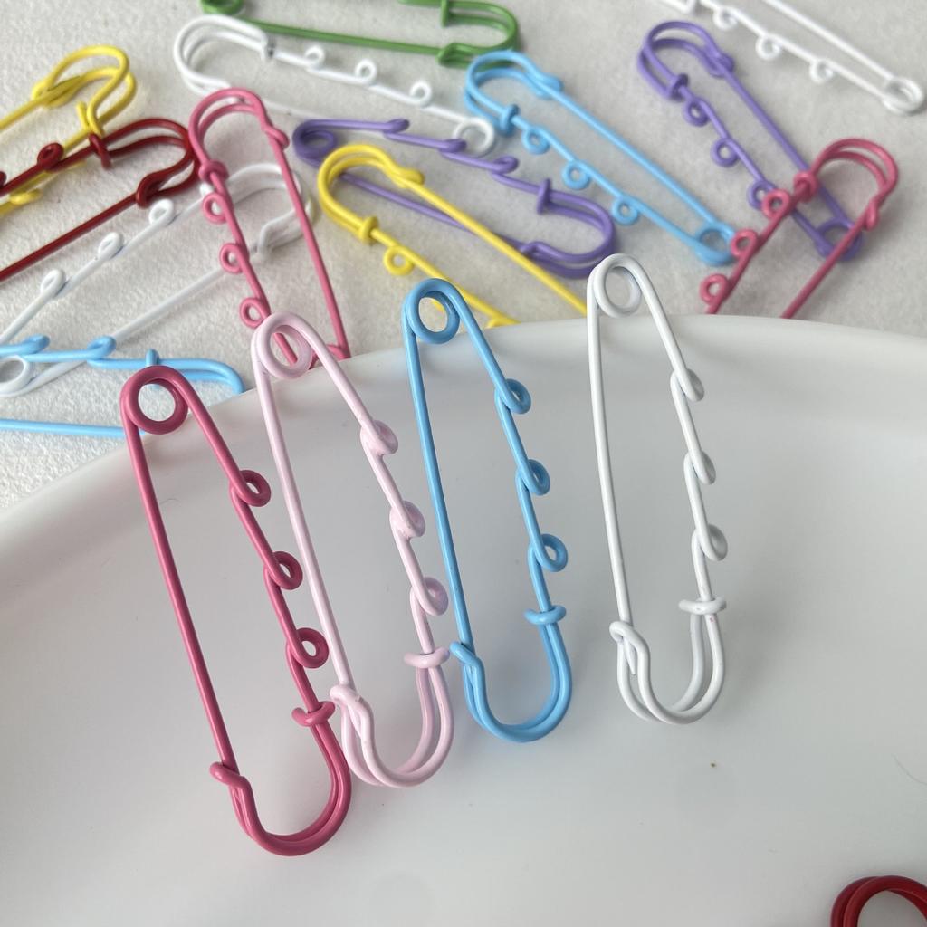 10Pcs 6cm Color Baking Varnish Cute Cartoon Pin Chic Fashion DIY Decorative Accessories for Girls Clothing Hat Bag Fixed Buckle