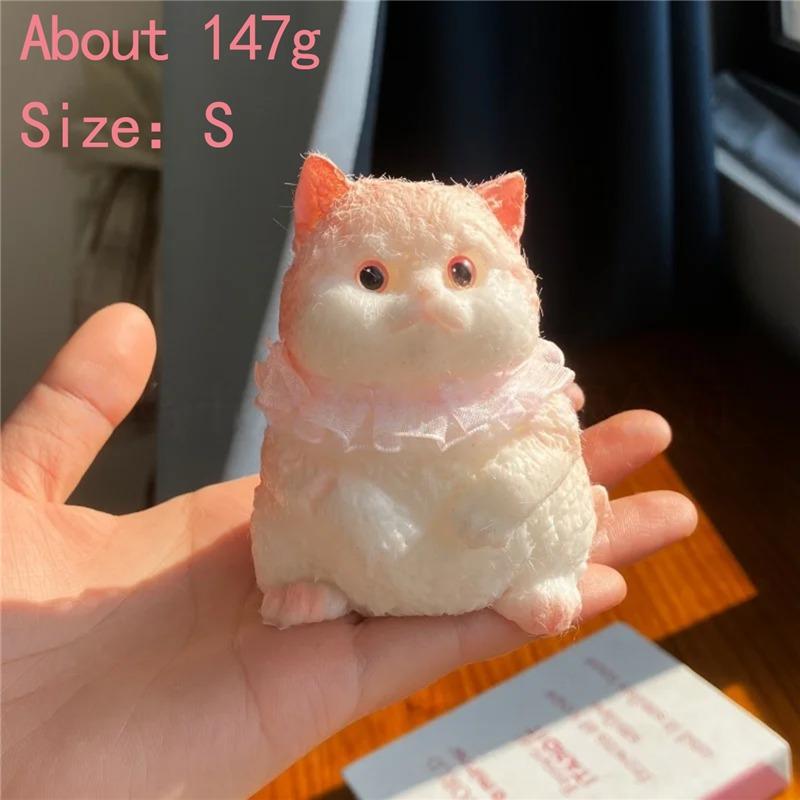 Kawaii Glückskatze Siamkatze Weich Langsam Aufgehend Knetbar Stressabbau Sensorisches Fidget Spielzeug Plüsch Schreibtischornament Angstabbau Spielzeug