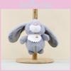 Adorable Plush Rabbit Pendant With Soft Pp Cotton Filling For Cute Bag Decoration