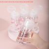 Bow Heart Press Pumping Bottle Refillable Dispenser Bottles Empty Bottle Accessories For Cleansing Oil Nail Polish Remover