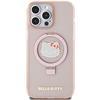 Hello Kitty Hkhmp15Xhrsgep Iphone 15 Pro Max 6.7 Różowy/Pink Hardcase Ring Stand Glitter Electrop Logo Magsafe