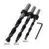 Dowel Drill Joinery Kit, 6/8/10mm Drive Adapter Woodworking Angle Drilling Holes, Woodwork Joint Angle