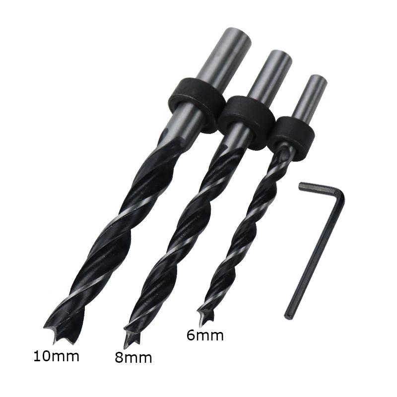 Dowel Drill Joinery Kit, 6/8/10mm Drive Adapter Woodworking Angle Drilling Holes, Woodwork Joint Angle
