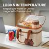 Portable Insulated Bento Box Storage Bag Cute Cartoon Oxford Thermal Lunch Bag For Outdoor Travel Picnic Large Cpacity Handbag