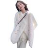 Lamb wool imitation fur vest autumn and winter women's new medium and long lamb wool vest jacket