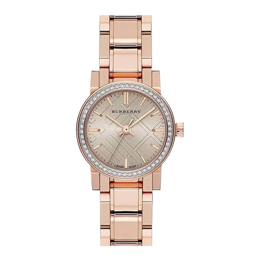 Burberry The City Diamonds Rose Dial