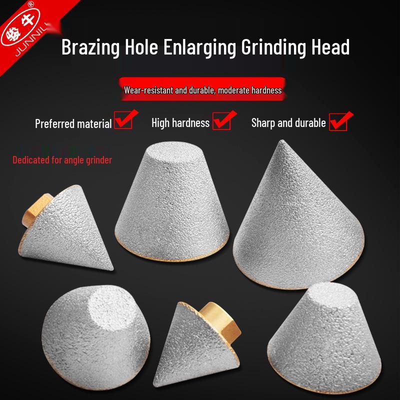 Brazed Diamond Chamfering Drill Bit for Glass, Tile, and Stone