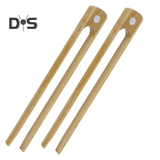 

Магнитные щипцы для тостера, бамбуковые сервировочные щипцы, 8,66 дюйма, кухонные принадлежности для приготовления тостов, бекона, кексов, бубликов 2pcs