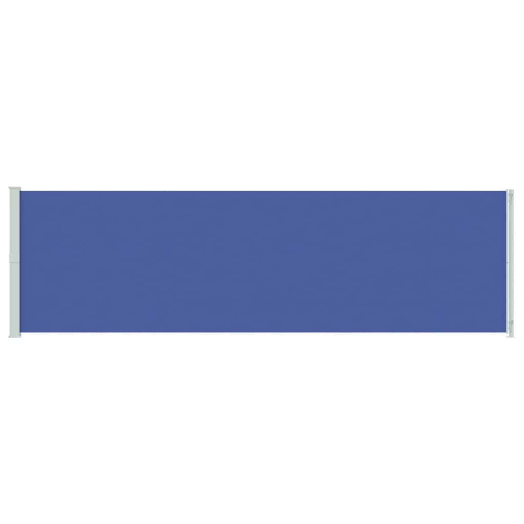 Retractable Side Awning 180 x 600 cm Blue
