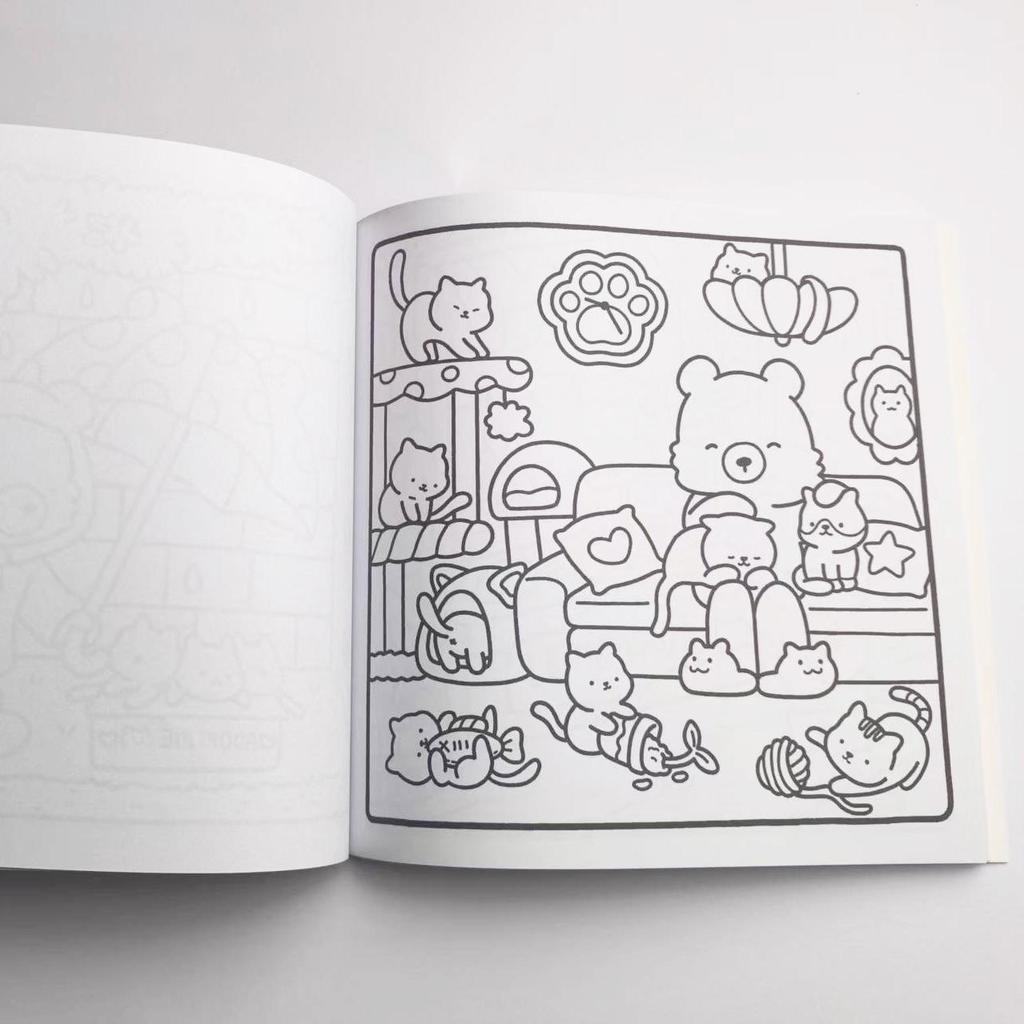 Children's Cross-Border Doodle and Coloring Book