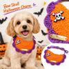 Halloween Knitted Pet Bib with and Design for Cats and Dogs, Cute Funny Holiday Accessory
