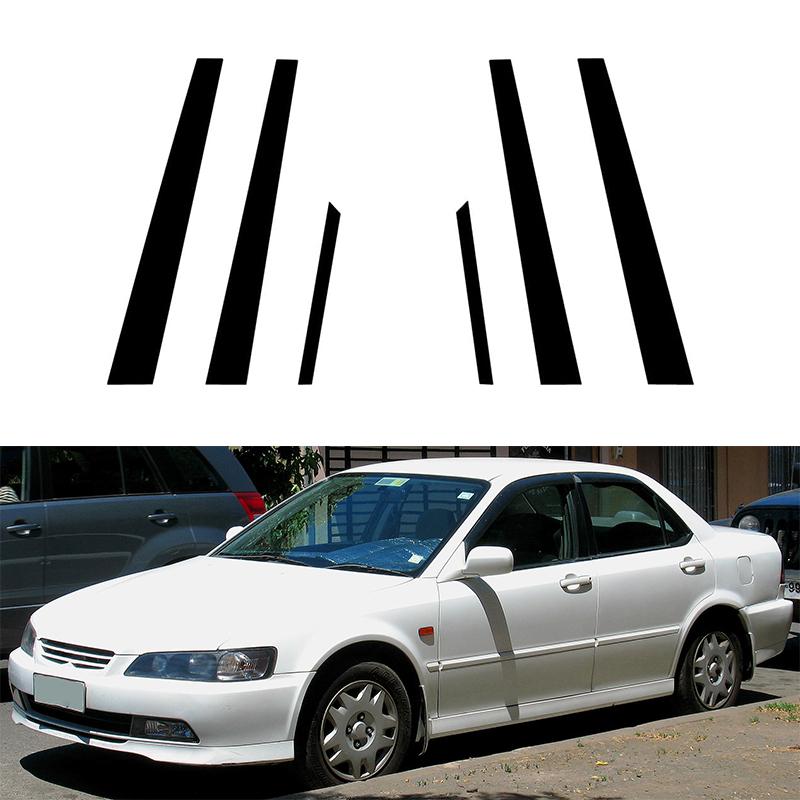 

Для Honda Accord CF8 CG 1/2/3/4/5/6 1998-2002 полированные стойки стойки автомобиля Накладка на окно BC наклейки на колонку