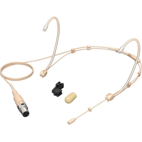Behringer BO440 Omnidirectional Headworn Condenser Microphone with Mini-XLR Connector, Adjustable Frame, and Comfortable Ear Hooks (Beige)