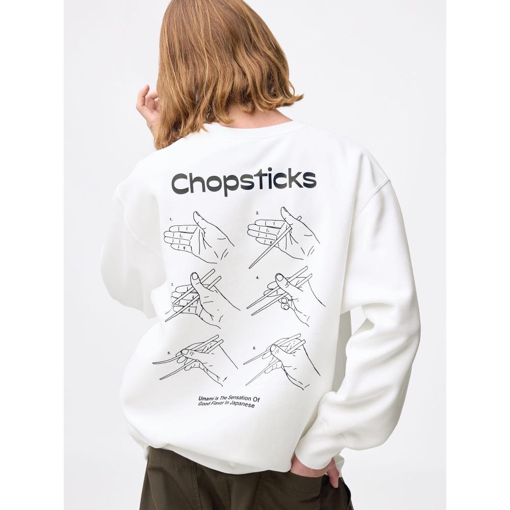 

GU by Uniqlo Тяжелый свитшот Юносуке 00 WHITE/XS