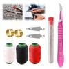 6/25/34PCS Easy Sewing Needle Thread Hand Repair Tools Quilt Sewing Needle  for Quilt Sewing