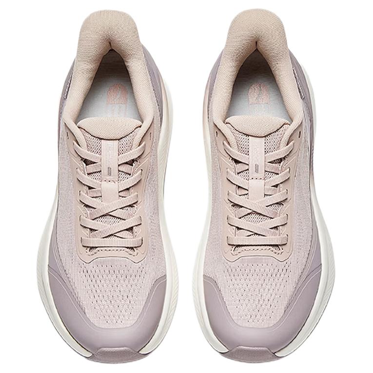 Anta Shunxing 15 Pro Comfortable Fabric Shock Absorbing Breathable Lightweight Low Top Running Shoes Women sneaker Lotus-Gray 122627711-4