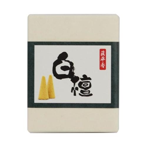 Shinpeiko Sandalwood Incense Cones, 20 Sticks, Made with Natural Sandalwood