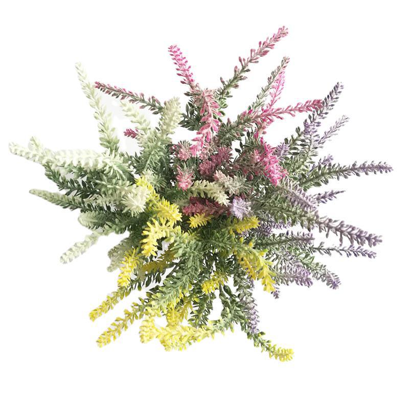 Lawendowe Jedwabne Kwiaty - Dekoracyjny Bukiet w Stylu Pastoralnym na Wesela