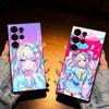 K-A-Angel Anime N-Bedürftiges Mädchen Handyhülle Für Samsung S25,S24,S21,S22,S23,S20,Ultra,S26,Plus,Fe,Note,5G Schwarze Hülle
